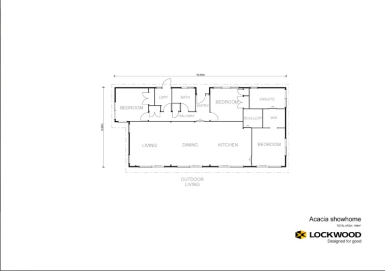 Acacia Home Design floor plan