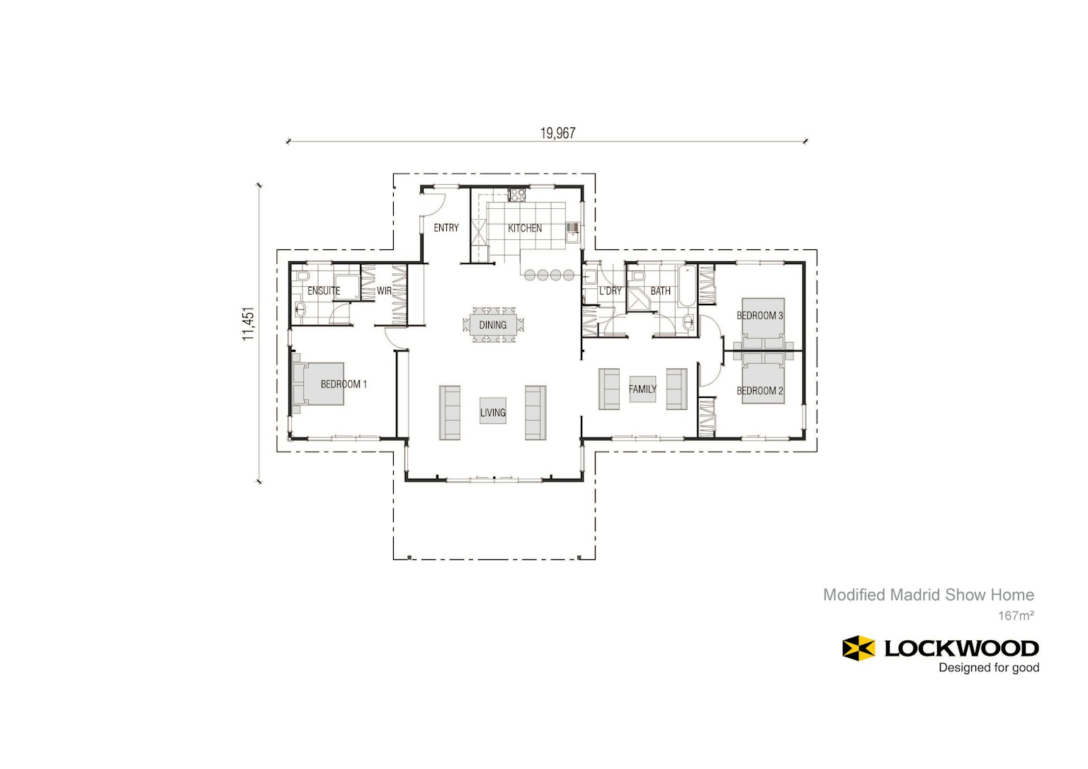 Lockwood Homes, Show Home - Christchurch floor plan