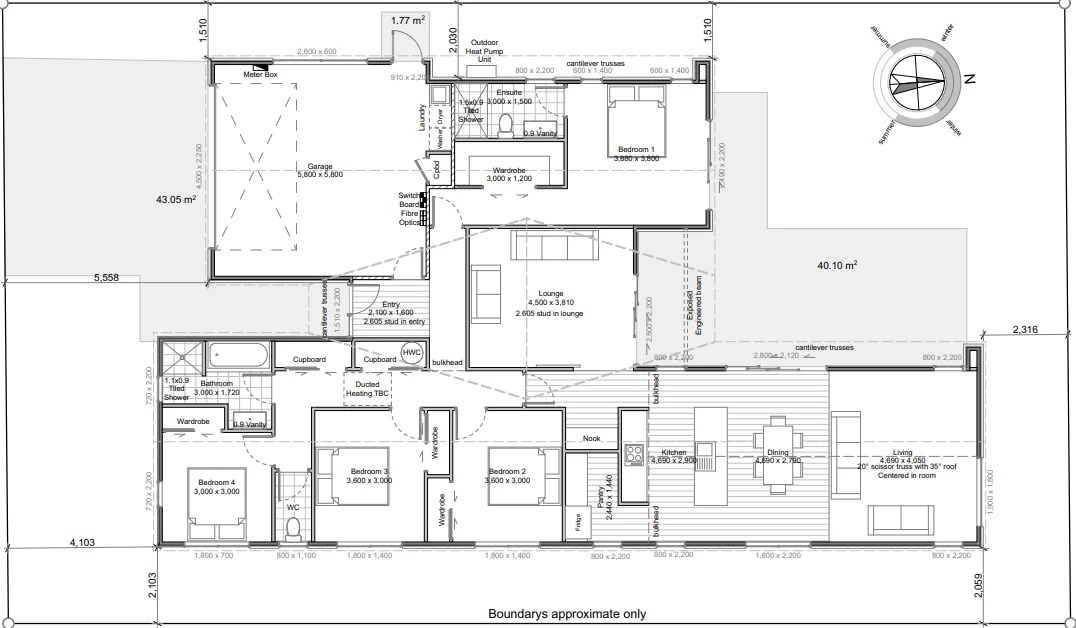 te whāriki, lincoln house & land package floor plan