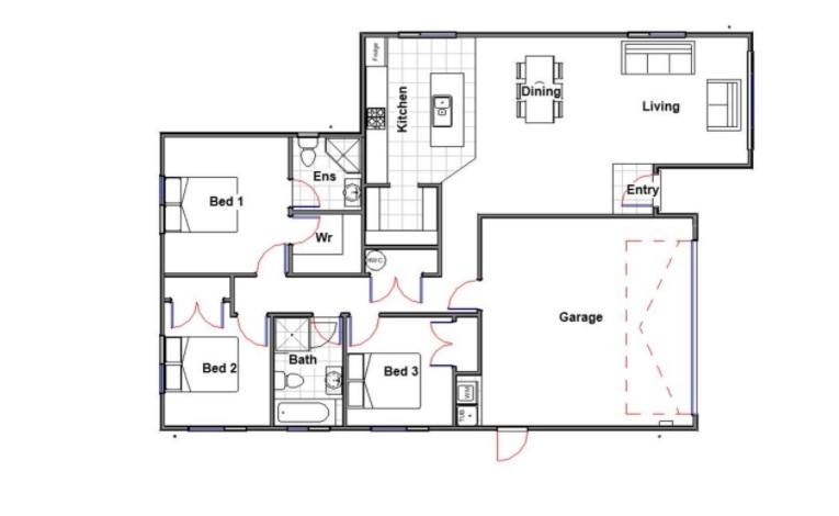 Brand New Coastal Home floor plan