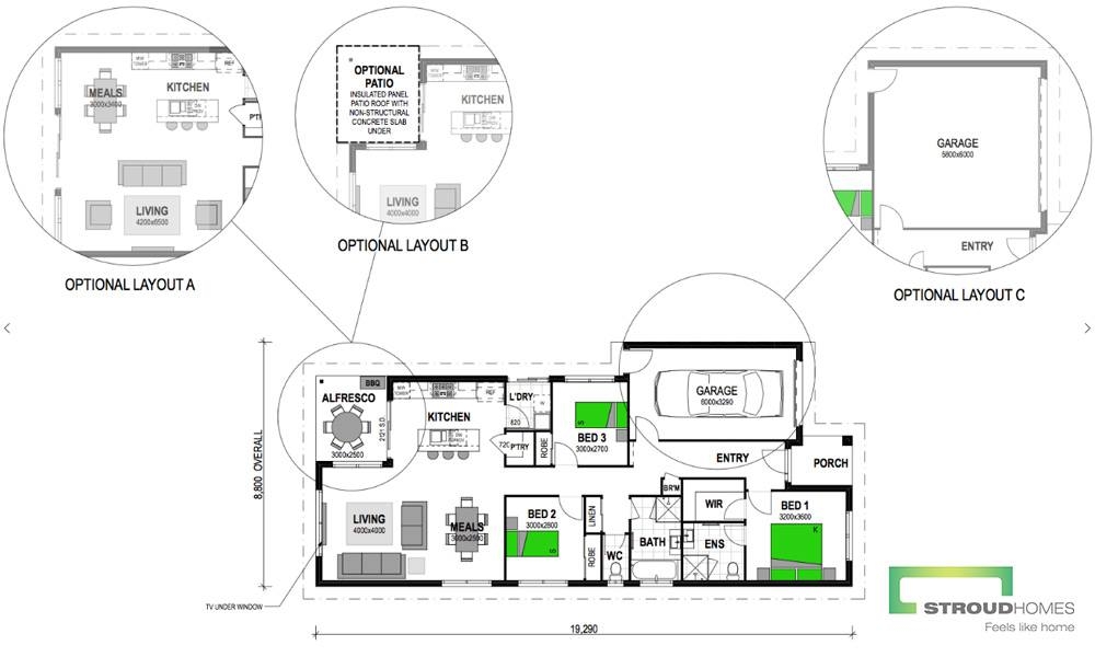 Glenbrook Fantail floor plan