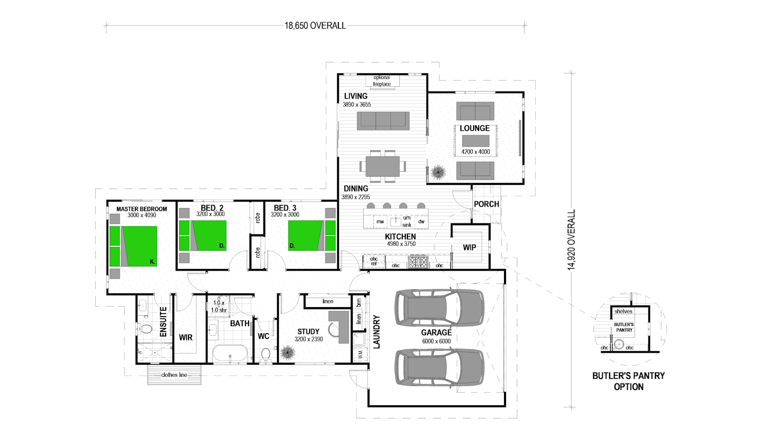 Mountain View Estate floor plan