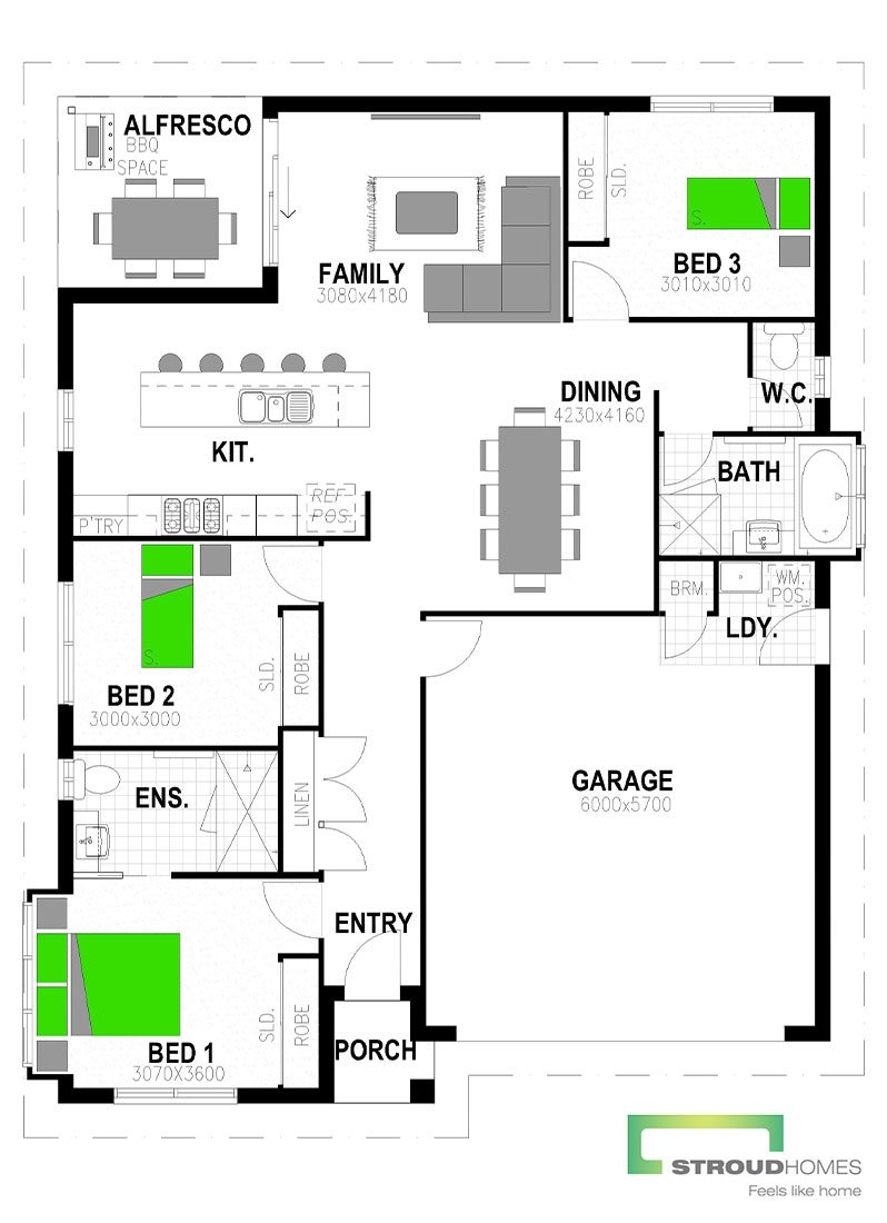Glenbrook Mangawhai Hamptons 163 floor plan